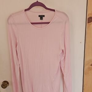 Halogen Soft Pink Long Sleeve Tee